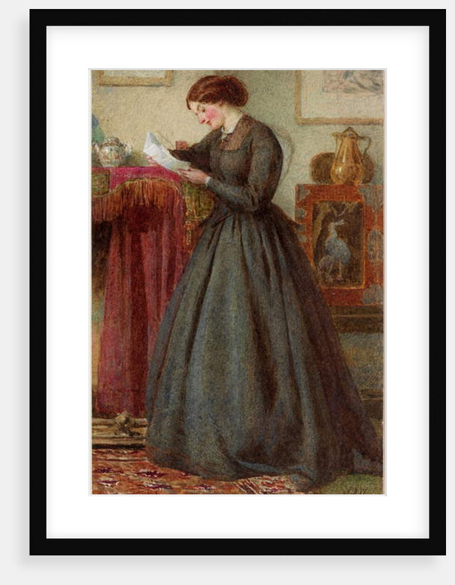 The Letter, 1864 by John Dawson Watson