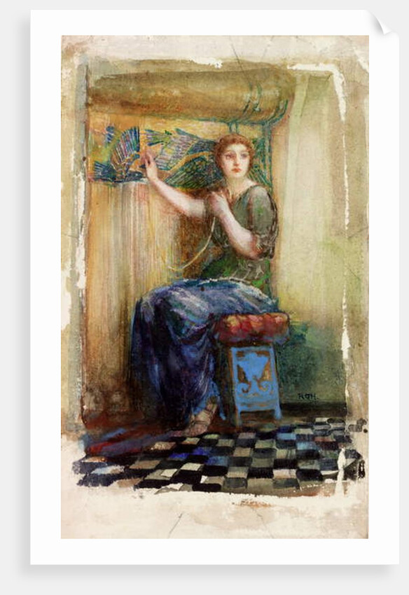 At the Loom by Richard George Hatton