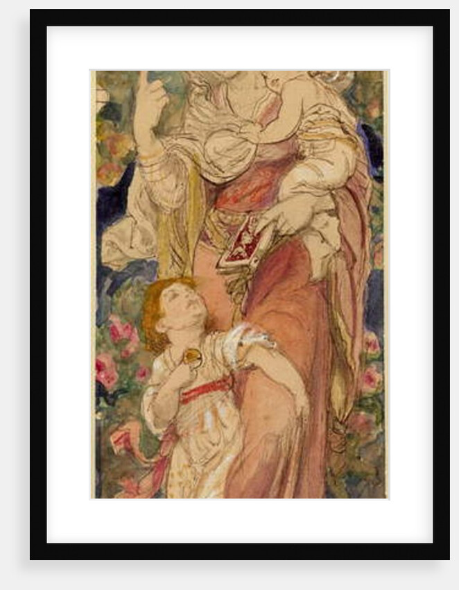 A Mother Teaching 'God is Love' by Frederic James Shields