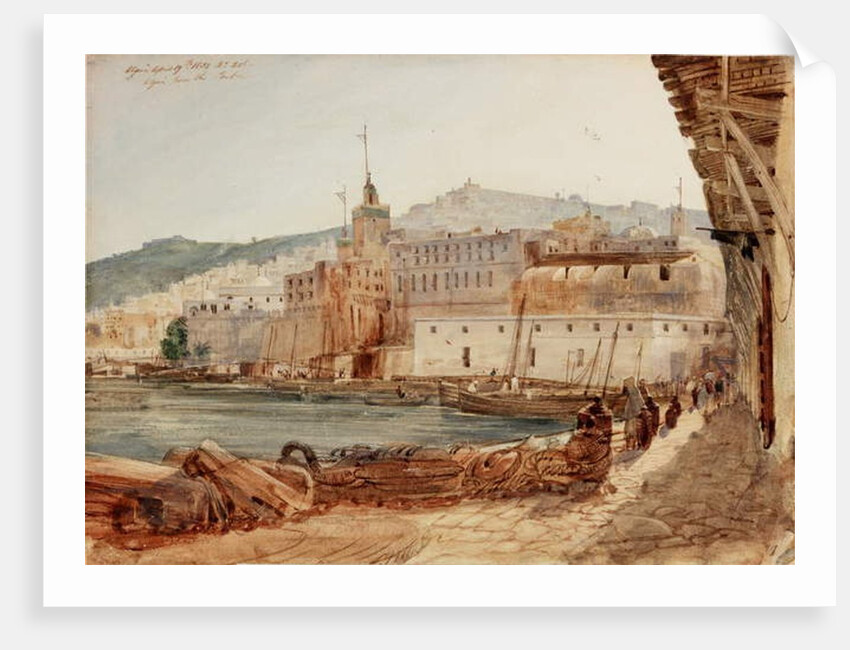 Algiers from the Port, 1833 by William Wyld