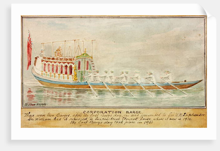 The Corporation Barge by Wilson Hepple