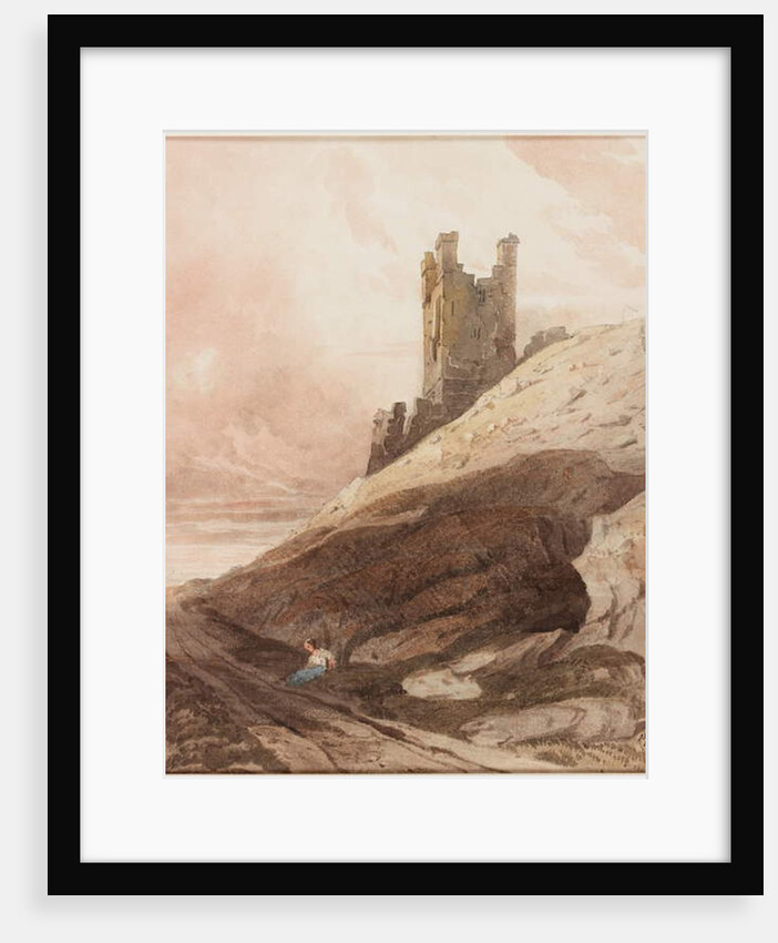 Lilburn Tower, Dunstanburgh Castle by John Varley