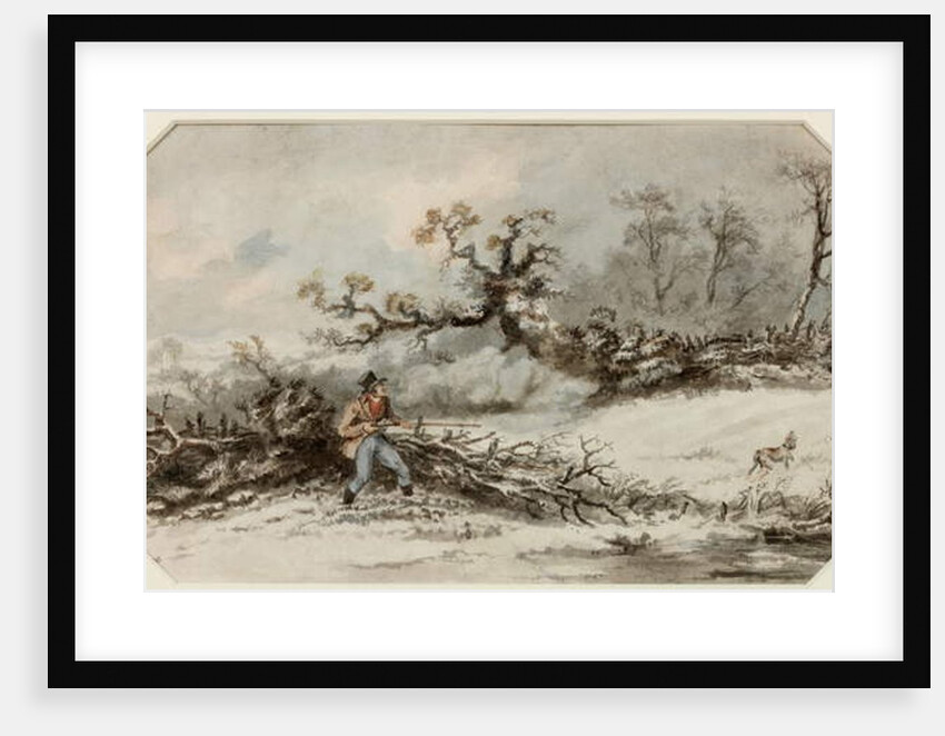 Sportsman with Gun and Dog by Luke Clennell