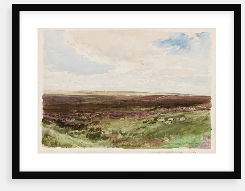 Moorland near Hart Leap Well, Yorkshire by Thomas Collier