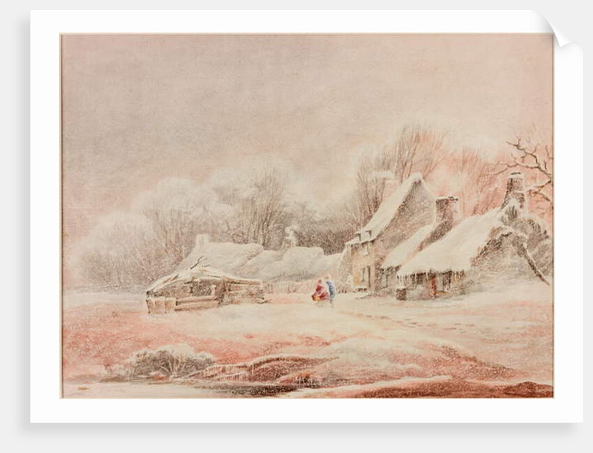 Winter Scene by Thomas Miles Richardson