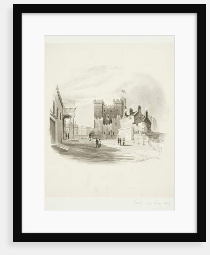 The Castle from the County Court, Newcastle upon Tyne by John Teasdale