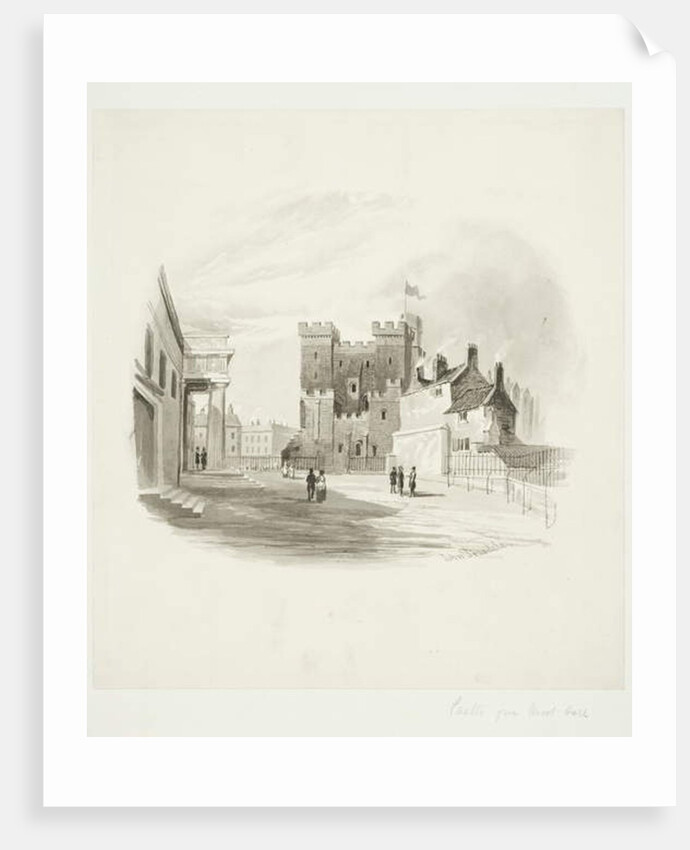 The Castle from the County Court, Newcastle upon Tyne by John Teasdale