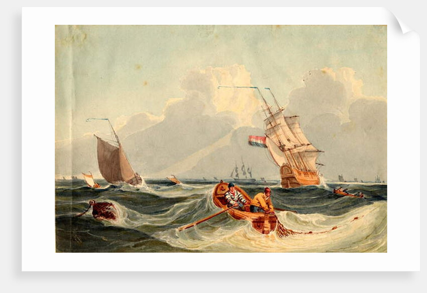 Seascape with Shipping by Nicholas Pocock