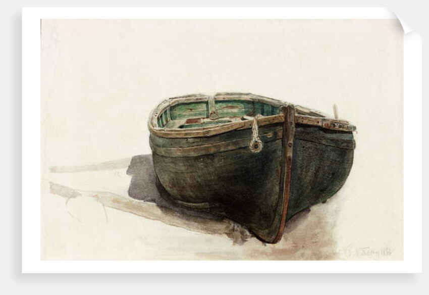 Study of a Dinghy by Charles Napier Hemy