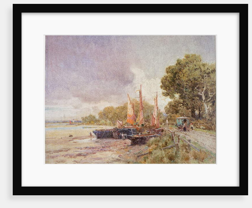 The Thames at Barnes by Oswald Garside