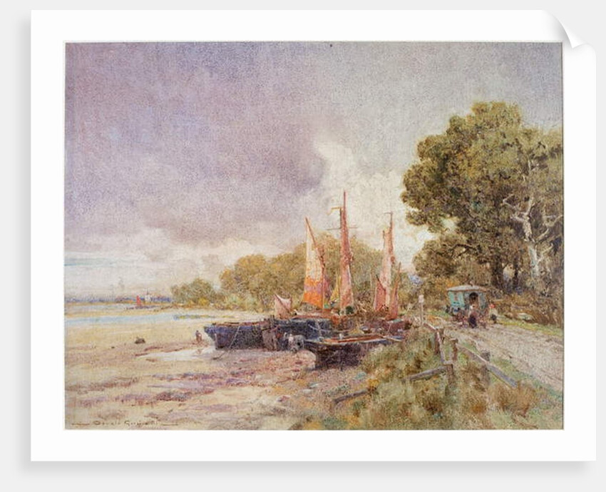 The Thames at Barnes by Oswald Garside