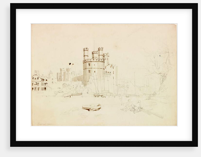 Caernarvon Castle by John Wilson Carmichael