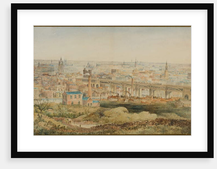 Newcastle upon Tyne from Windmill Hills, Gateshead, 1887 by John Storey