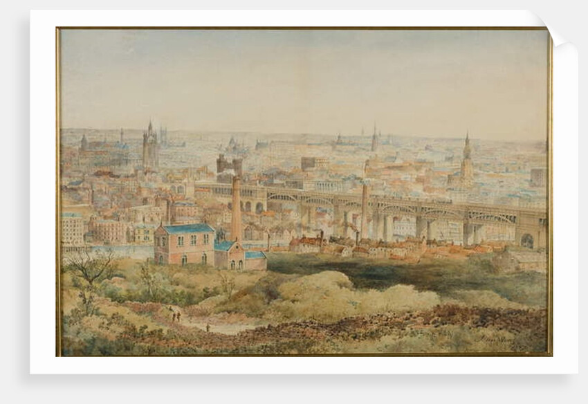 Newcastle upon Tyne from Windmill Hills, Gateshead, 1887 by John Storey