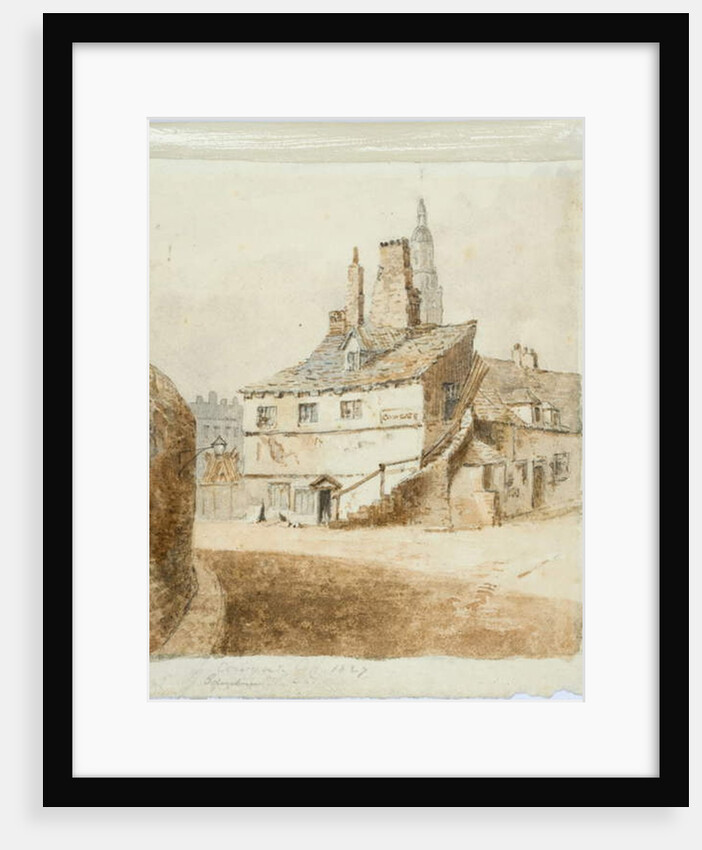 Cowgate, 1829 by English School