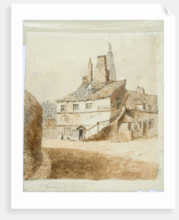 Cowgate, 1829 by English School