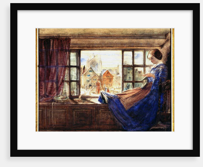 Hexham Market Place by William Bell Scott