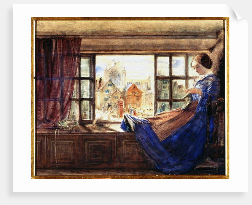 Hexham Market Place by William Bell Scott