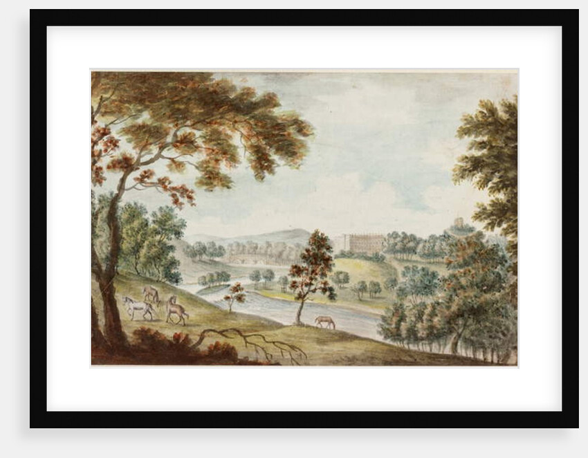 General Lamblan's at Harraton near Chester-le-Street by William Beilby