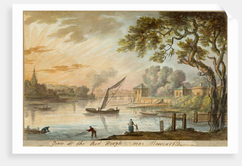 View of the Red Heugh near Newcastle by William Beilby