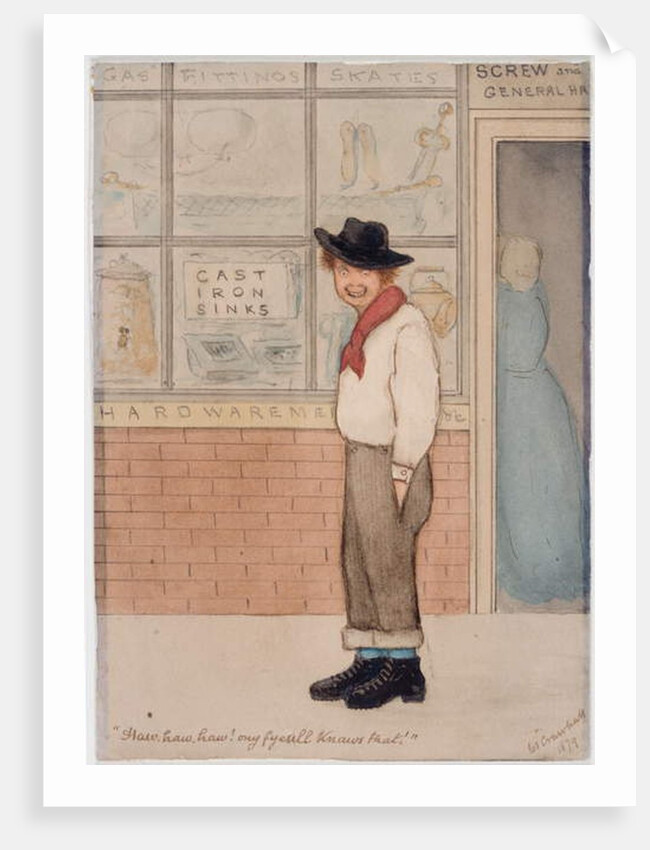 Hardware Shop Front by Joseph Crawhall