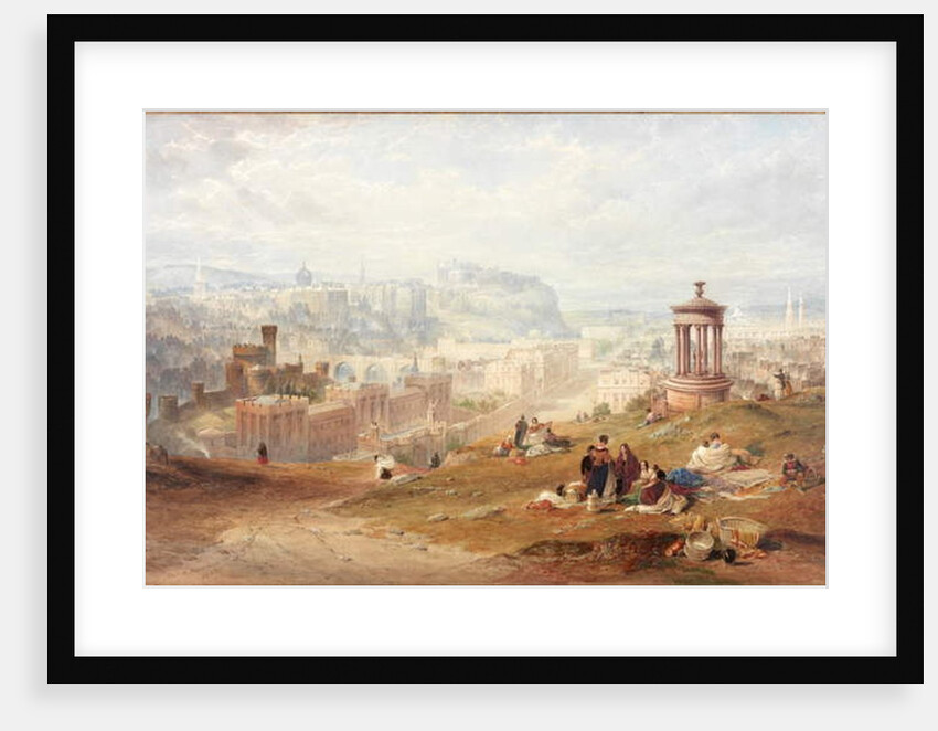Edinburgh from Calton Hill by Thomas Miles Richardson