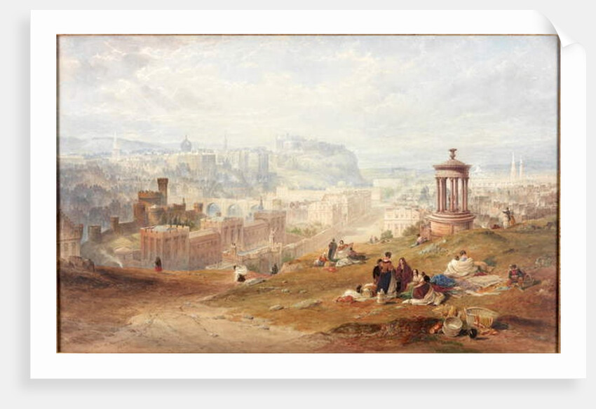 Edinburgh from Calton Hill by Thomas Miles Richardson