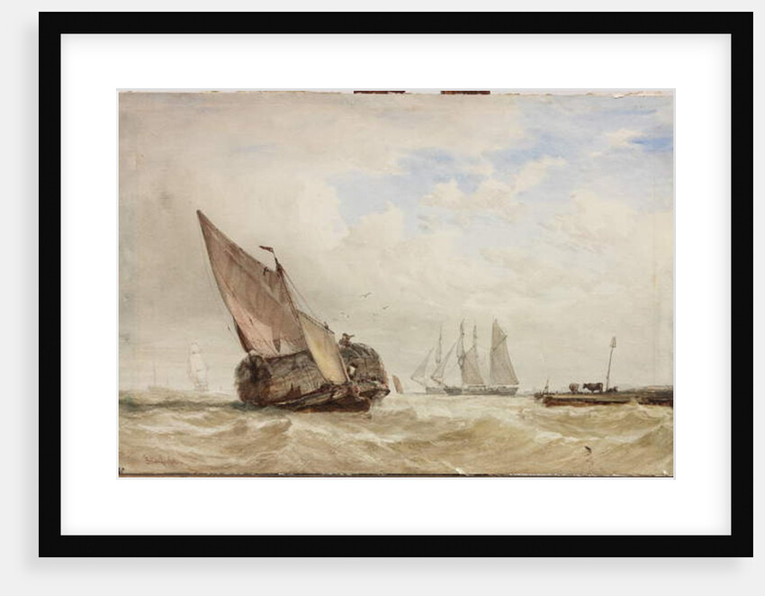 The Hayboat by William Clarkson Stanfield