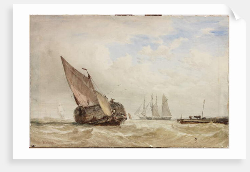 The Hayboat by William Clarkson Stanfield