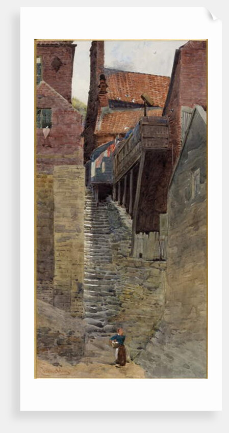 Stairs, Old Whitby by William Cosens Way