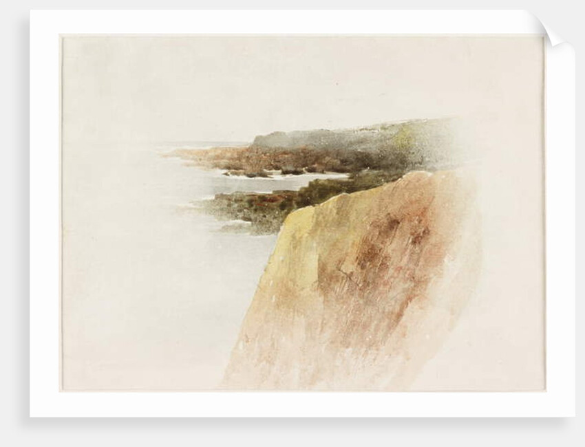 Seascape: Headland and Cliffs by James Miller Brown