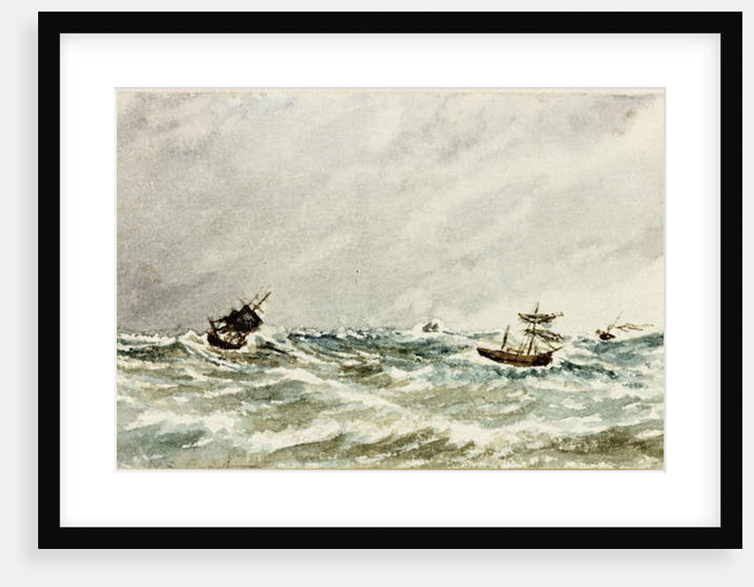 Storm at Sea off the Tyne by James Henry Cleet