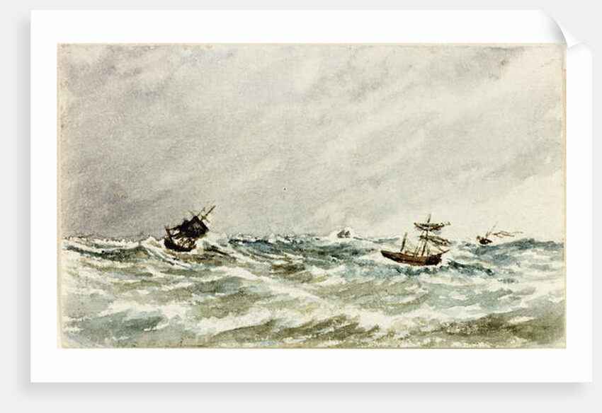 Storm at Sea off the Tyne by James Henry Cleet