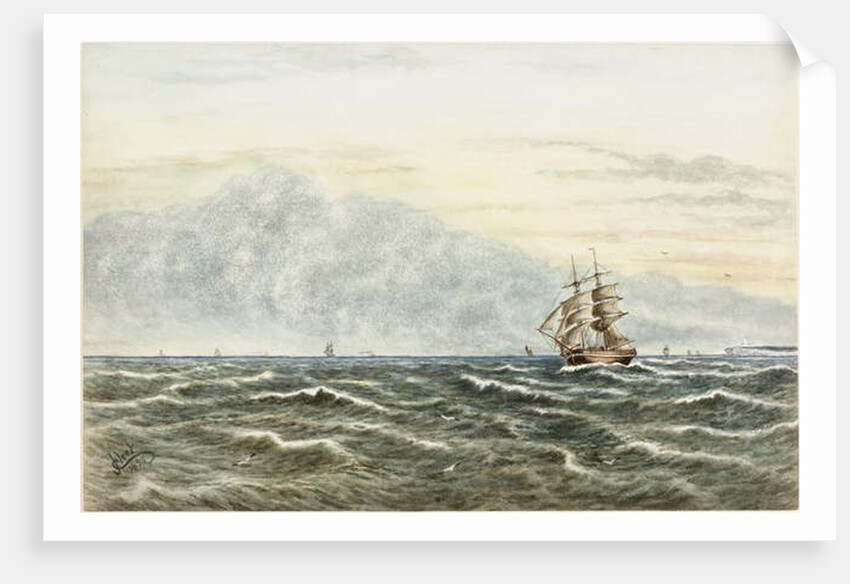 Shipping Scene off Tynemouth by James Henry Cleet