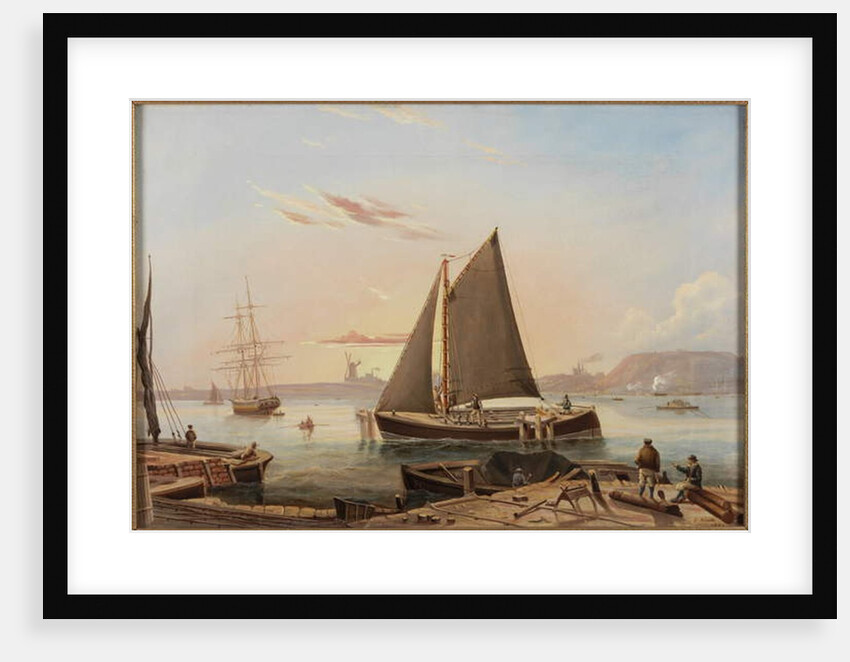 Tyne Wherry at the Mill Dam by John Scott