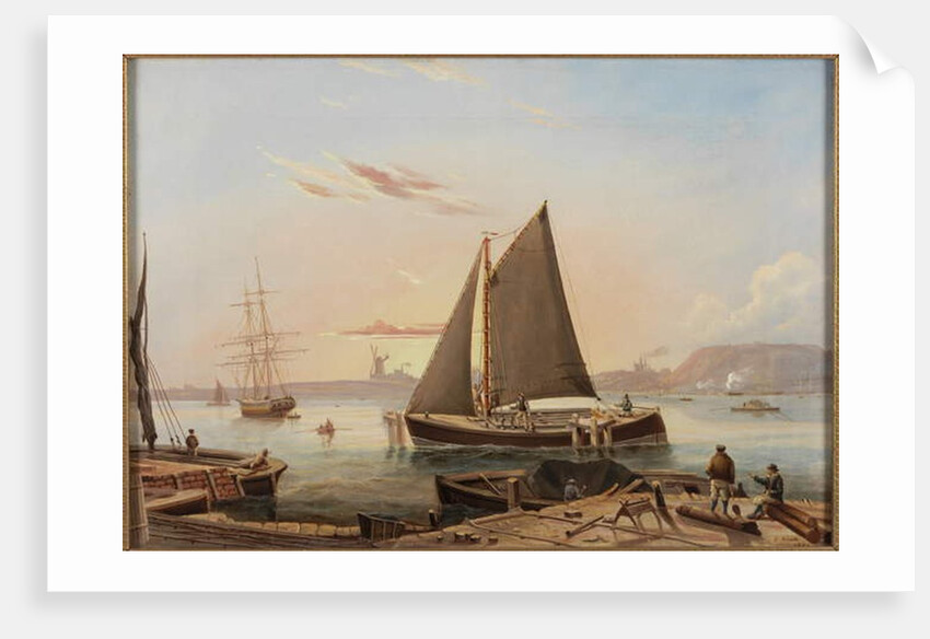 Tyne Wherry at the Mill Dam by John Scott