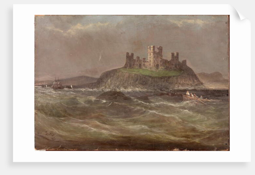 Coastal Scene with Castle by Joseph 'Putty' Garbut