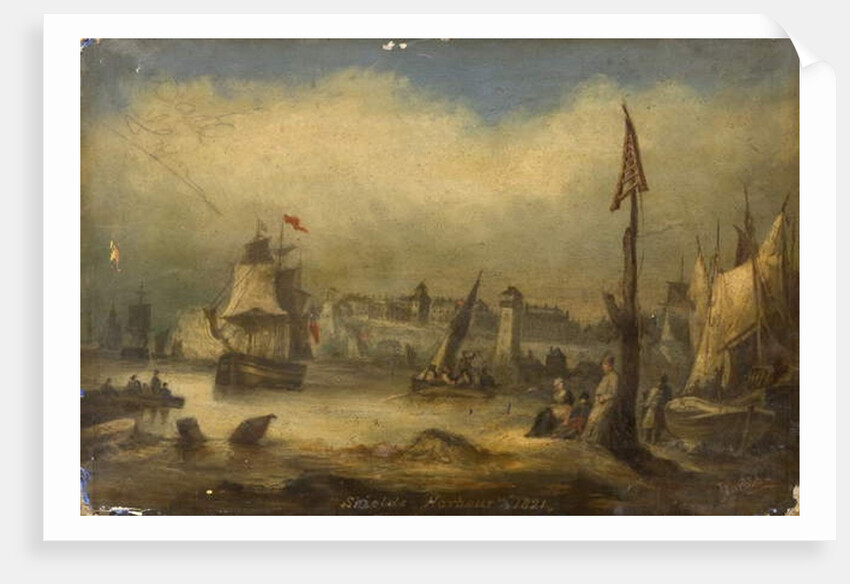 Shields Harbour 1821 by Joseph 'Putty' Garbut
