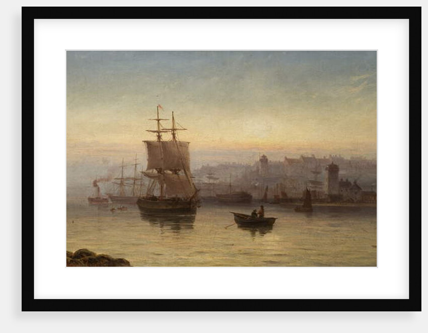 Mouth of the River Tyne, North Bank 1875 by Duncan F. McLea