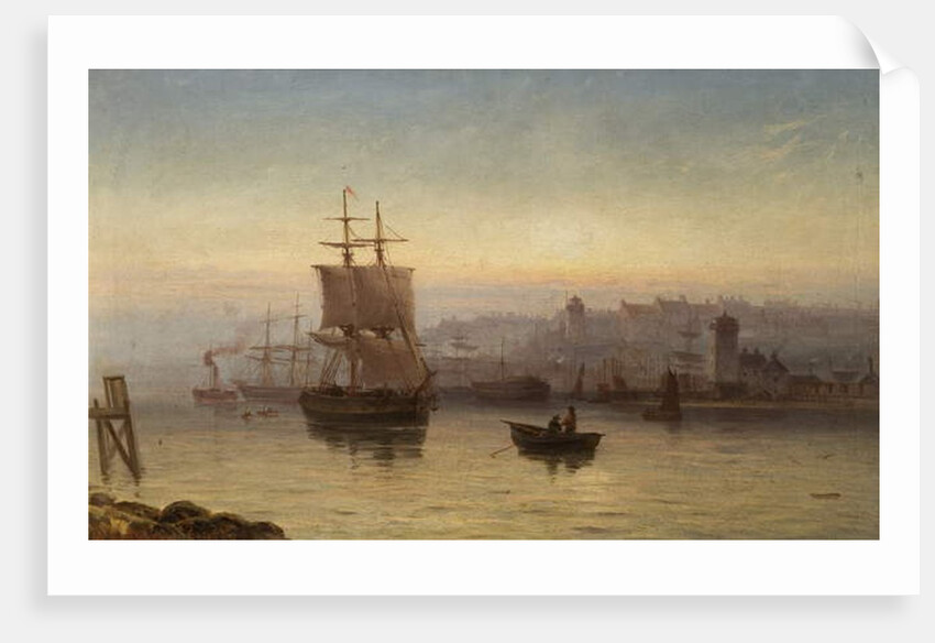 Mouth of the River Tyne, North Bank 1875 by Duncan F. McLea