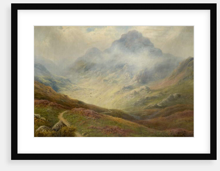 Mountain Scene by E. Hargate
