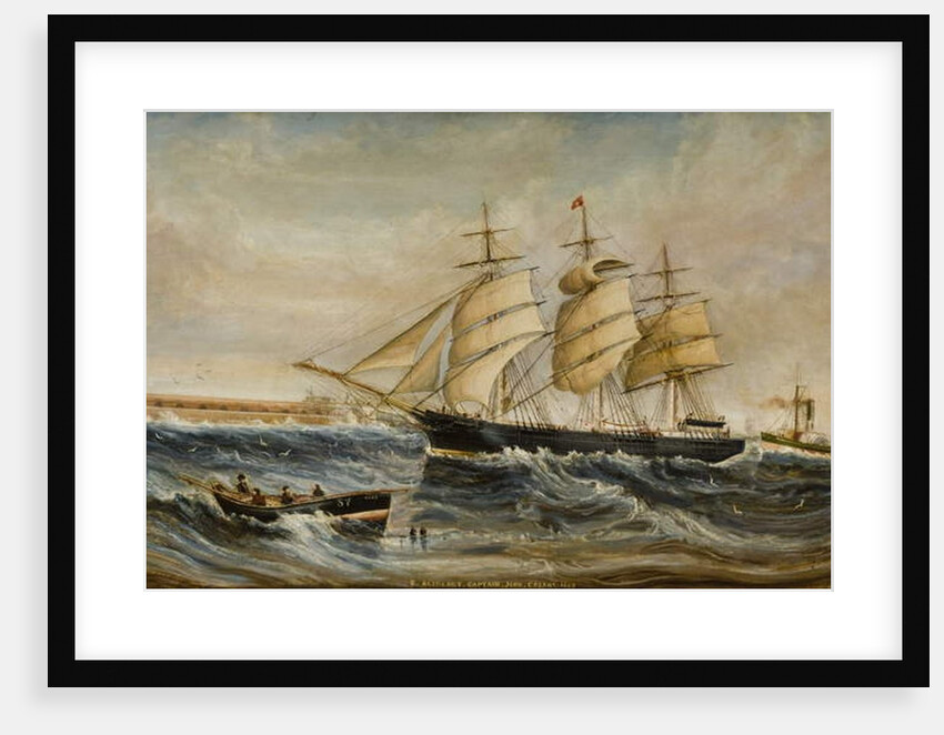 The Agincourt entering the Tyne by C. Robinson