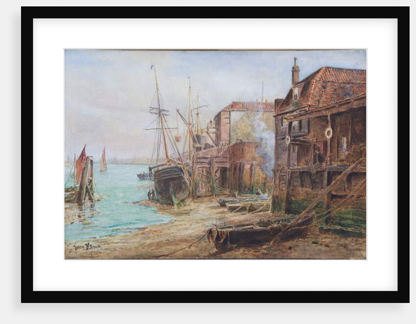 A bit of Old Greenwich, 1904 by Thomas Marie Madawaska Hemy