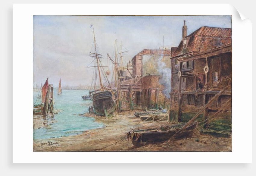 A bit of Old Greenwich, 1904 by Thomas Marie Madawaska Hemy