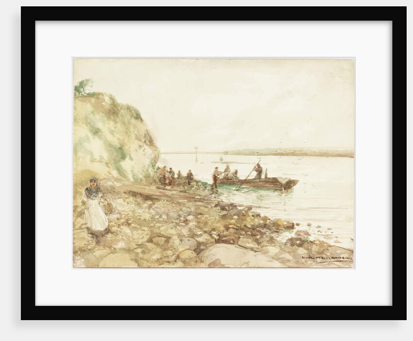 Fishing Coble by Victor Noble Rainbird