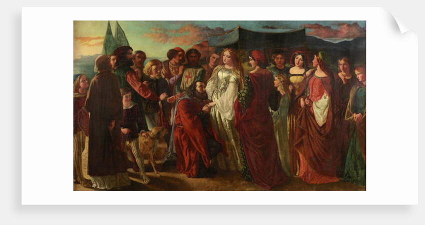 The Lady's Knight by David Wilkie Wynfield