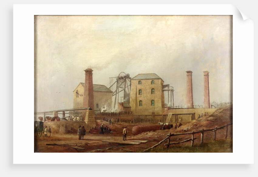 Hartley Colliery after the Disaster, 1869 by Thomas H. Hair