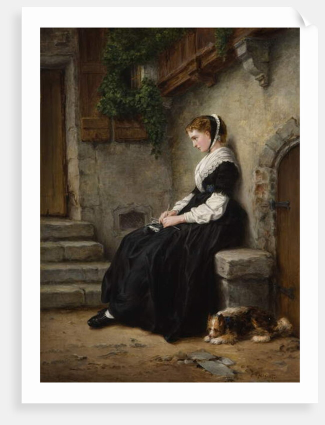 The Orphan, 1877 by E.F. Hold