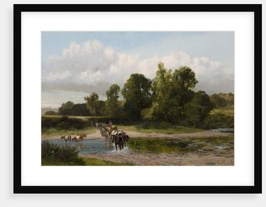 A Ford on the Whitadder, Berwickshire by James Peel