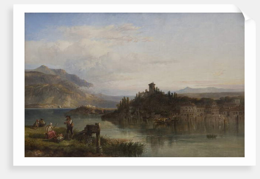 Morning on Lake Garda, Italy, 1861 by James Vivien de Fleury